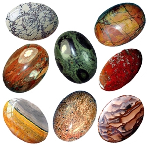 Камень натуральная яшма разных видов окраски